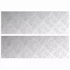 Rácsos lemezek 2 pcs Ezüst 60 x 20 cm Alumínium