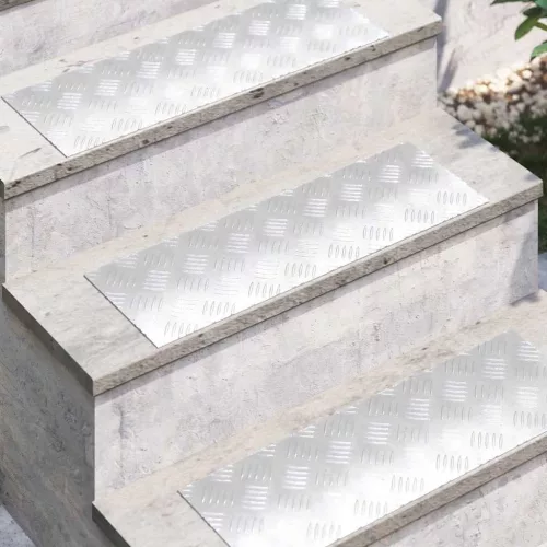 Rácsos lemezek 2 pcs Ezüst 60 x 20 cm Alumínium