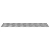 Rácsos lemezek 2 pcs Ezüst 60 x 20 cm Alumínium