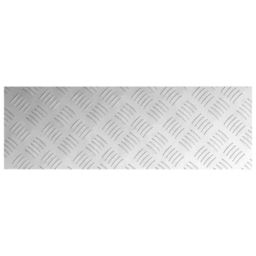 Rácsos lemezek 2 pcs Ezüst 60 x 20 cm Alumínium