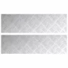 Rácsos lemezek 2 pcs Ezüst 70 x 20 cm Alumínium