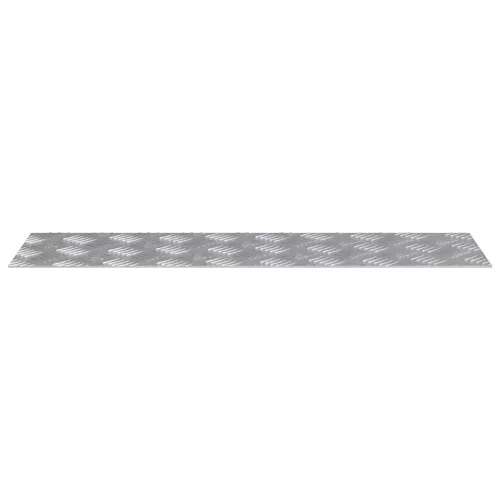 Rácsos lemezek 4 pcs Ezüst 70 x 20 cm Alumínium