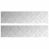 Rácsos lemezek 2 pcs Ezüst 80 x 20 cm Alumínium