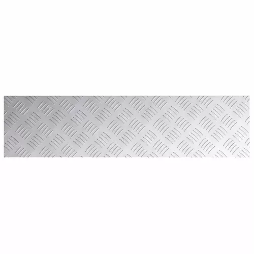 Rácsos lemezek 2 pcs Ezüst 80 x 20 cm Alumínium