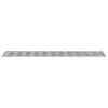 Rácsos lemezek 2 pcs Ezüst 90 x 20 cm Alumínium