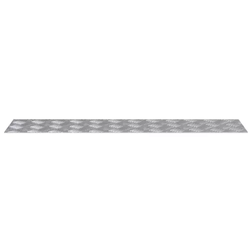 Rácsos lemezek 2 pcs Ezüst 90 x 20 cm Alumínium