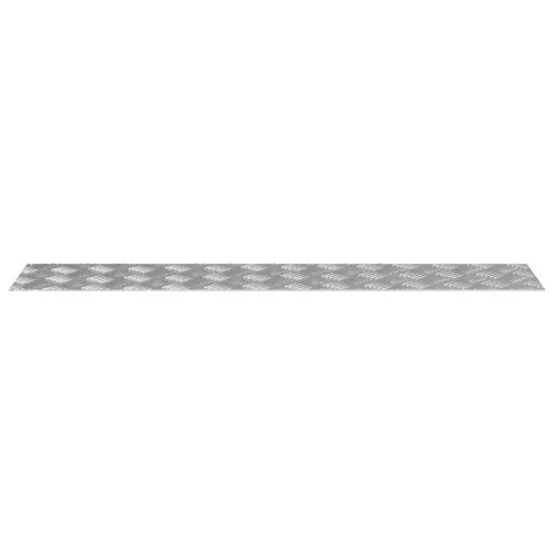 Rácsos lemezek 4 pcs Ezüst 100 x 20 cm Alumínium