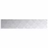 Rácsos lemezek 4 pcs Ezüst 100 x 20 cm Alumínium