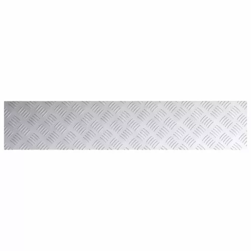 Rácsos lemezek 4 pcs Ezüst 100 x 20 cm Alumínium