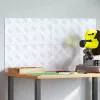Rácsos lemezek 4 pcs Ezüst 50 x 25 cm Alumínium