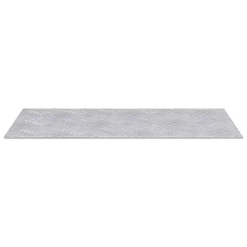 Rácsos lemezek 4 pcs Ezüst 50 x 25 cm Alumínium