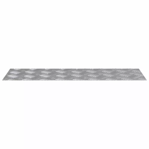 Rácsos lemezek 2 pcs Ezüst 75 x 25 cm Alumínium