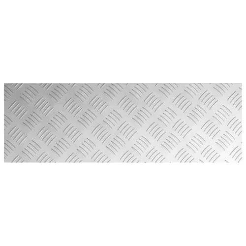 Rácsos lemezek 2 pcs Ezüst 75 x 25 cm Alumínium