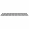 Rácsos lemezek 4 pcs Ezüst 75 x 25 cm Alumínium