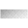 Rácsos lemezek 4 pcs Ezüst 75 x 25 cm Alumínium