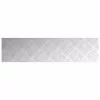 Rácsos lemezek 2 pcs Ezüst 100 x 25 cm Alumínium