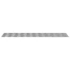 Rácsos lemezek 4 pcs Ezüst 100 x 25 cm Alumínium