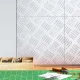 Rácsos lemezek 4 pcs Ezüst 30 x 30 cm Alumínium