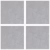 Rácsos lemezek 4 pcs Ezüst 30 x 30 cm Alumínium
