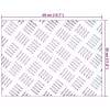 Rácsos lemezek 4 pcs Ezüst 40 x 30 cm Alumínium