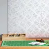 Rácsos lemezek 4 pcs Ezüst 40 x 30 cm Alumínium