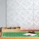 Rácsos lemezek 4 pcs Ezüst 40 x 30 cm Alumínium