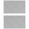 Rácsos lemezek 2 pcs Ezüst 50 x 30 cm Alumínium