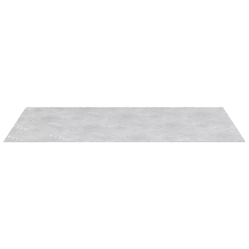 Rácsos lemezek 4 pcs Ezüst 50 x 30 cm Alumínium