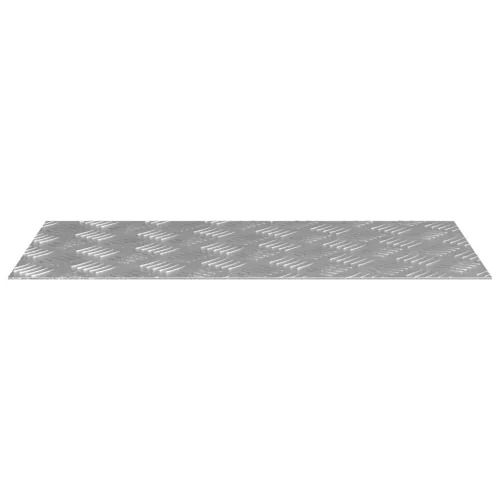 Rácsos lemezek 2 pcs Ezüst 60 x 30 cm Alumínium