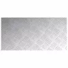 Rácsos lemezek 4 pcs Ezüst 60 x 30 cm Alumínium