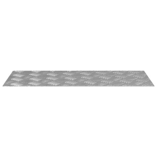Rácsos lemezek 2 pcs Ezüst 70 x 30 cm Alumínium