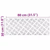 Rácsos lemezek 2 pcs Ezüst 80 x 30 cm Alumínium