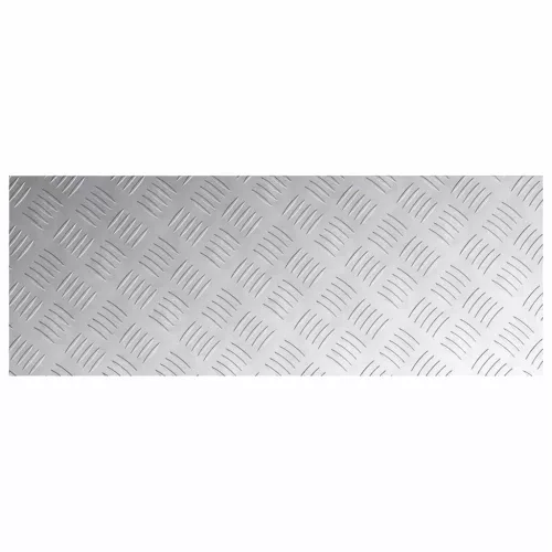 Rácsos lemezek 4 pcs Ezüst 80 x 30 cm Alumínium
