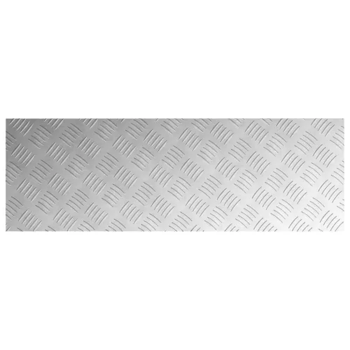 Rácsos lemezek 2 pcs Ezüst 90 x 30 cm Alumínium