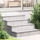 Rácsos lemezek 4 pcs Ezüst 90 x 30 cm Alumínium