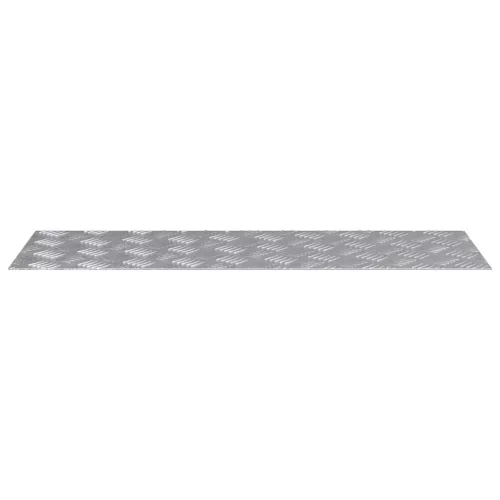 Rácsos lemezek 4 pcs Ezüst 90 x 30 cm Alumínium