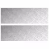 Rácsos lemezek 2 pcs Ezüst 90 x 30 cm Alumínium