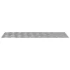 Rácsos lemezek 4 pcs Ezüst 90 x 30 cm Alumínium