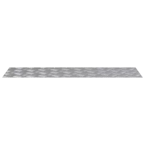 Rácsos lemezek 2 pcs Ezüst 100 x 30 cm Alumínium