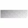 Rácsos lemezek 4 pcs Ezüst 100 x 30 cm Alumínium