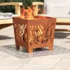 Rácsos lemezek 4 pcs Ezüst 40 x 40 cm Alumínium