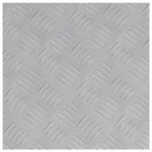 Rácsos lemezek 4 pcs Ezüst 40 x 40 cm Alumínium