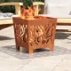 Rácsos lemezek 4 pcs Ezüst 40 x 40 cm Alumínium