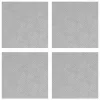 Rácsos lemezek 4 pcs Ezüst 40 x 40 cm Alumínium