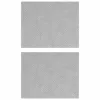 Rácsos lemezek 2 pcs Ezüst 50 x 40 cm Alumínium