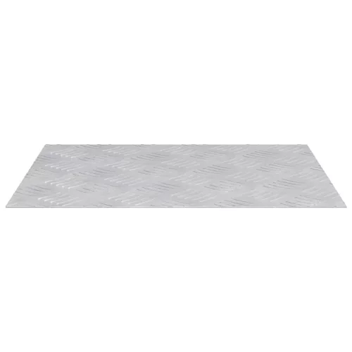 Rácsos lemezek 2 pcs Ezüst 50 x 40 cm Alumínium