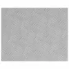 Rácsos lemezek 2 pcs Ezüst 50 x 40 cm Alumínium