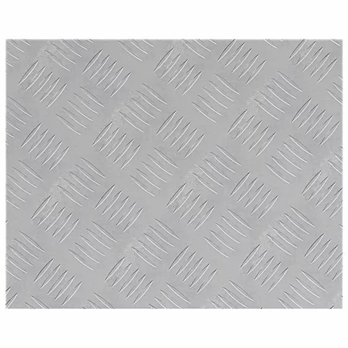 Rácsos lemezek 2 pcs Ezüst 50 x 40 cm Alumínium