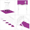 Rácsos lemezek 2 pcs Ezüst 60 x 40 cm Alumínium