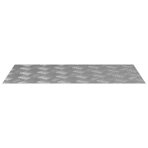 Rácsos lemezek 4 pcs Ezüst 70 x 40 cm Alumínium